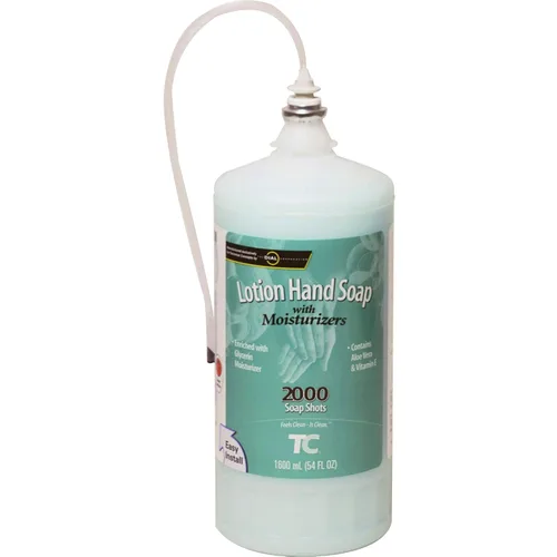 Vista 14 de Rubbermaid Commercial Products OneShot - Repuesto de jabón de manos sin tinte y fragancia, 54.1 fl oz, compatible con dispensadores de loción
