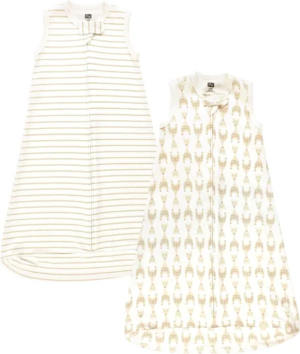 Vista 2 de Hudson Baby Saco de dormir sin mangas unisex de algodón entrelazado para bebé