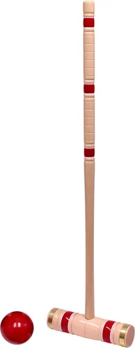 Vista 3 de Juego de Croquet Deluxe para 8 jugadores con bolsa de transporte (ocho asas de 28 pulgadas)