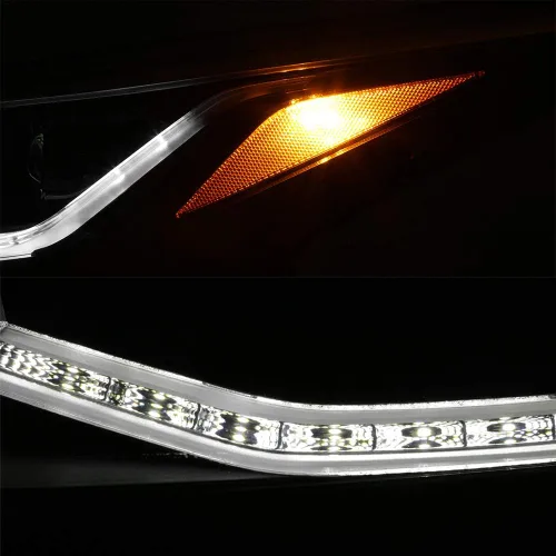 Vista 2 de AKKON - Faros delanteros para Chevy Cruze modelo 2016 2017 2018 2019 w/LED DRL halógeno proyector faros izquierdo lado del conductor