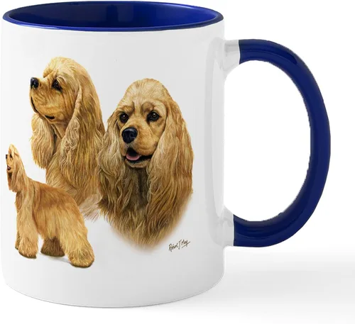 Vista 25 de CafePress Cocker - Taza de café de cerámica (11 oz (11.0 fl oz)