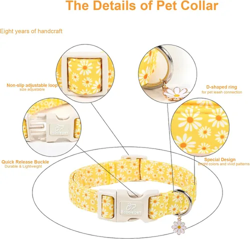 Vista 145 de Collar para perros del 4 de julio, collares patrióticos azules para cachorros y perros pequeños, ligero y ajustable 1776 collares para cachorros