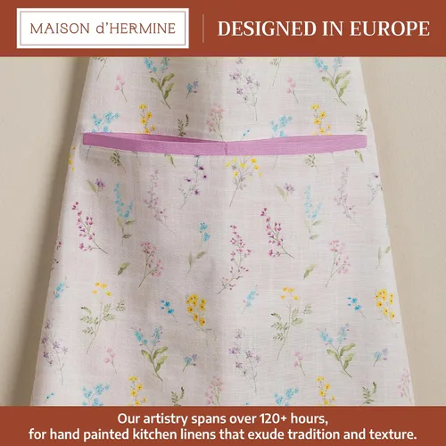 Vista 200 de Maison d' Hermine Delantales para mujer con bolsillo, 100% algodón (27.50 x 31.50 pulgadas)