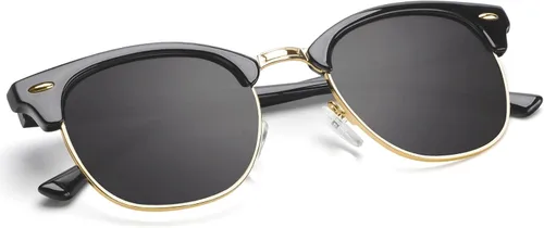 Vista 50 de KALIYADI Gafas de sol polarizadas para hombres y mujeres, marco semi sin montura, para conducir con bloqueo UV A01-(1 Pack) Tortuga Mate G15