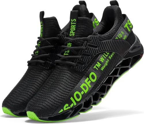 Vista 113 de TSIODFO Zapatillas de moda para correr y caminar para hombre