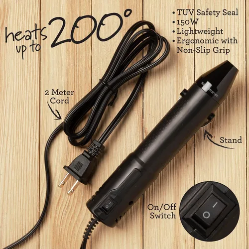 Vista 2 de Plaid Pluma térmica electrónica, herramienta versátil todo en uno para proyectos de manualidades y manualidades, 44812