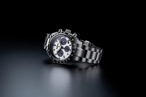 Vista 3 de SEIKO SBDL085 PROSPEX SPEEDTIMER cronógrafo solar Reloj para hombre enviado desde Japón plateado