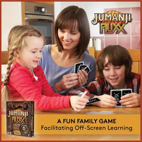 Vista 6 de Looney Labs Jumanji Fluxx Juego de Cartas - Experimenta el Caos de la Selva de Jumanji