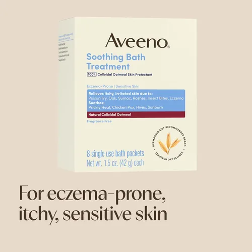 Vista 5 de Tratamiento calmante para baño Aveeno Active Naturals, paquete de 8 cada uno