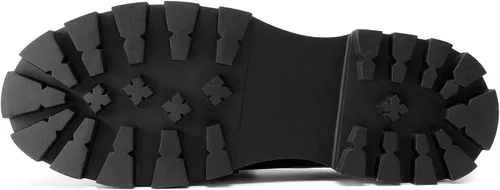 Vista 5 de DREAM PAIRS Mocasines para mujer, sin cordones, con plataforma, gruesos, cómodos, gruesos, planos, mocasines