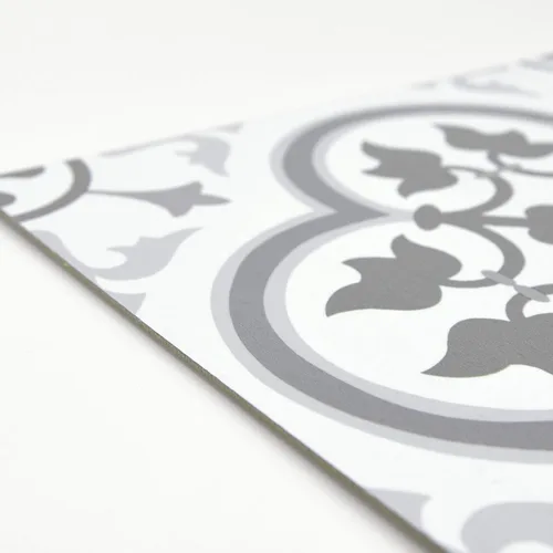 Vista 8 de FloorPops FP2953 Remy - Azulejos para suelo (pelar y pegar, color gris)