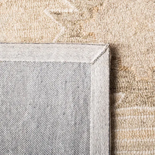 Vista 6 de SAFAVIEH Capri Collection - Alfombra de pasillo, 2 pies 3 pulgadas x 9 pies, color beige, lana hecha a mano, ideal para zonas de alto tráfico