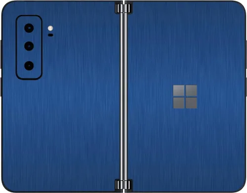 Vista 45 de SopiGuard Skin para Microsoft Surface Duo 2 2ª generación de borde a borde de paneles delanteros y traseros de vinilo (piedra de ladrillo)