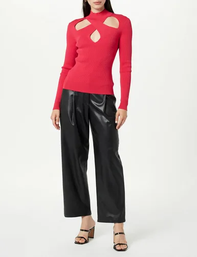 Vista 4 de The Drop Suéter con cuello alto falso Cecilia para mujer