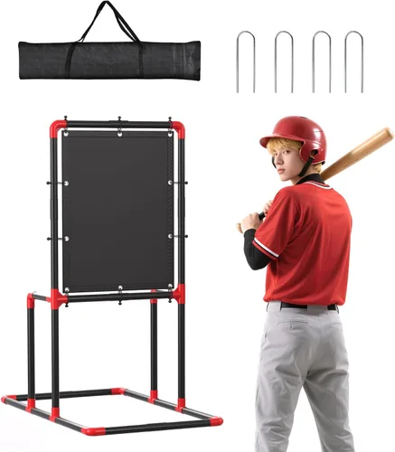 Vista 8 de Objetivo de zona de strike de béisbol para bolas de plástico Compatible con entrenamiento de lanzamiento de Wiffle Ball y Blitzball Fácil