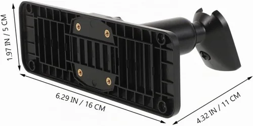 Vista 2 de ULTECHNOVO Kit de montaje de espejo retrovisor para cámara de tablero universal con panel de placa trasera y base de clip, soporte de DVR de coche