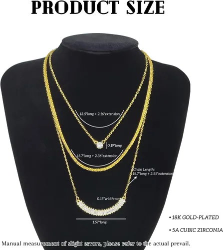 Vista 4 de 18K Gold Cross Necklace Cubic Zirconia Cross Religious Pendant Necklace Gemstone Cross Pendant Necklace Jewelry Gift
