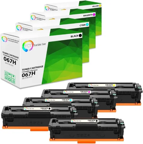 Vista 9 de TCT 067H - Cartuchos de tóner compatibles con Canon 067H 5106C001 5105C001 5104C001 5103C001 de alto rendimiento compatible con impresoras Canon