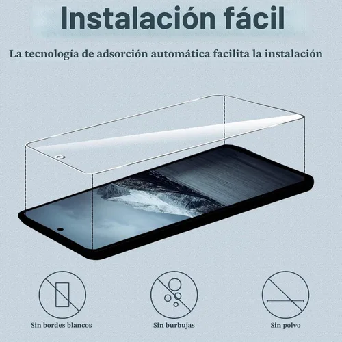 Vista 7 de Paquete de 3 + 3 protectores de pantalla para Galaxy A52 5G + protector de lente de cámara, película de vidrio templado 9H, resistente a