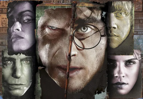 Vista 2 de Clementoni 39655 Harry Potter - Rompecabezas para adultos, 1000 piezas, hecho en Italia, multicolor