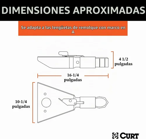 Vista 2 de Acoplador de armazón 25217 de Curt