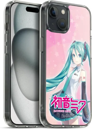 Vista 225 de Head Case Designs Licencia Oficial Hatsune Miku Gráficos Lindos Carcasa de Gel [Protección de Grado Militar] Compatible con Apple iPhone 7
