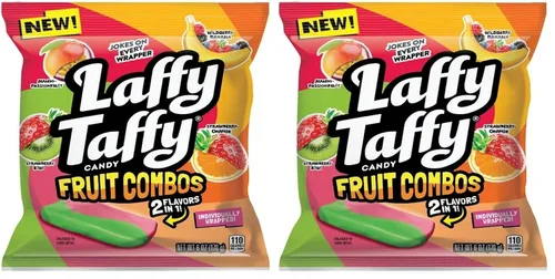 Vista 11 de Laffy Taffy Caramelos, combos de frutas, mini barras envueltas individualmente, 6 onzas
