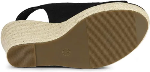 Vista 5 de Allegra K Sandalias de cuña con plataforma para mujer