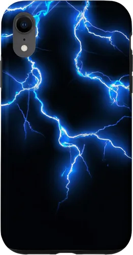 Vista 25 de Blue Lightning Storm Funda para iPhone 17