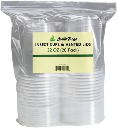 Vista 9 de Josh's Frogs Taza de insectos de 32oz y tapa de tela