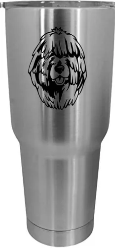 Vista 456 de Cairn Terrier - Vaso grabado con temática de perro, 30 onzas