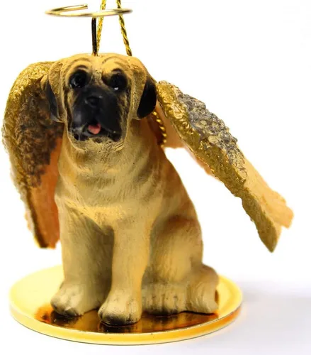 Vista 149 de Conversation Concepts Adorno navideño: Chihuahua, pelo largo 19-Dorado