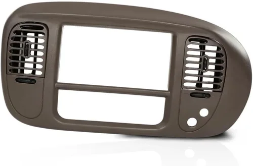 Vista 33 de GRAND ORANGE Cubierta de bisel del panel de instrumentos del tablero Compatible con Chevy Chevelle El Camino 1968 Sin aire Negro