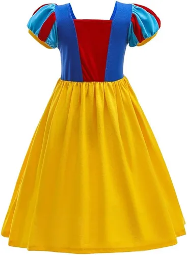 Vista 3 de Disfraz de princesa de Halloween, carnaval, cosplay, vestido de algodón para Navidad, cumpleaños, fiesta de noche, desfile