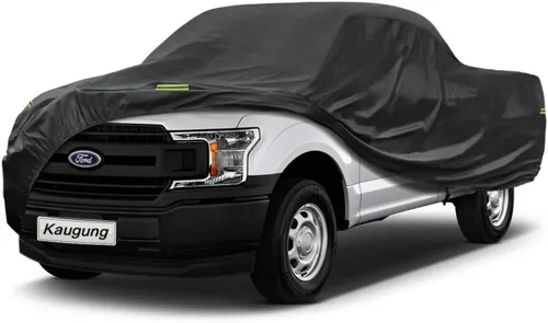 Vista 5 de Kaugung - Cubierta impermeable para camioneta, 7 capas resistentes, ajuste completo para Mitsubishi Raider 2006-2010, para todo clima, protección