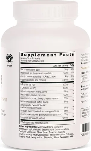Vista 2 de AdvoCare Suplemento de aminoácidos y hierbas de recuperación nocturna - Suplemento de recuperación muscular con Ashwagandha, L-Arginina, Magnesio