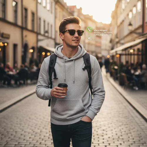 Vista 7 de Gafas de sol Bluetooth para mujeres y hombres, lentes de sol