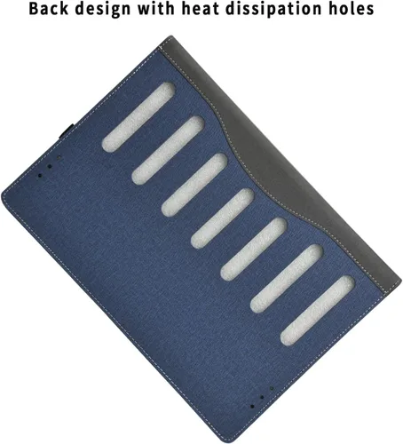 Vista 3 de Funda protectora 2 en 1 para portátil Lenovo IdeaPad Flex 5 14ALC7 14IAU7 14IRU8 14ABR8 14ABR8, piel sintética, 2 en 1, con soporte para bolígrafo