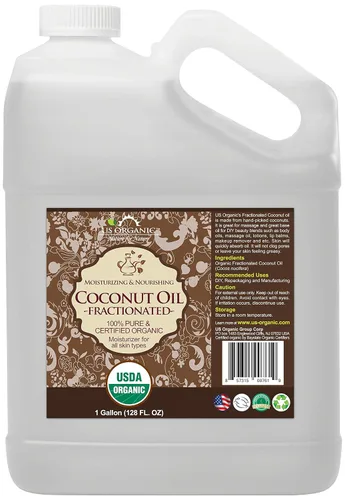 Vista 14 de US Organic Aceite de semilla de uva, 128 oz (1 galón)