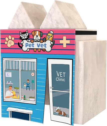 Vista 4 de Panel de Juego para Sofá de Juegos Infantil de Espuma Modular para Casa (Sofá No Incluido) - Clínica Veterinaria