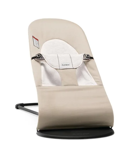Vista 15 de BabyBjörn Bouncer Balance Soft, Algodón, Caqui/Beige Khaki/Beige