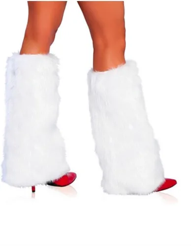 Vista 5 de Roma Costume Halloween Party - Fundas para botas de piel para mujer, color negro, talla única, Negro
