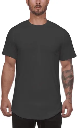 Vista 9 de Muscle Killer Paquete de 3 camisetas deportivas activas para hombre, para gimnasio, fisicoculturismo, fitness, camiseta casual