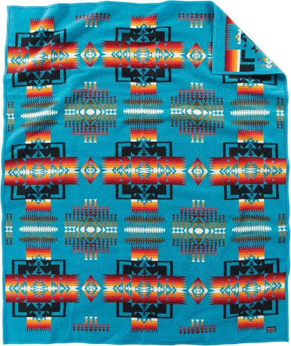 Vista 9 de Pendleton Chief Joseph - Cobija de lana Wool Felt Binding, Breathable, Napped for Softness