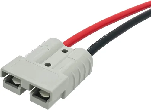 Vista 6 de La batería eléctrica del enchufe de carga de la carretilla elevadora conecta el cable con el conector rápido