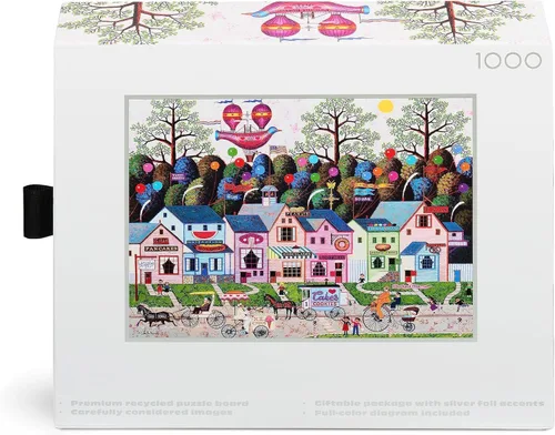 Vista 5 de Buffalo Games - Charles Wysocki Confection Street - Rompecabezas de 1000
