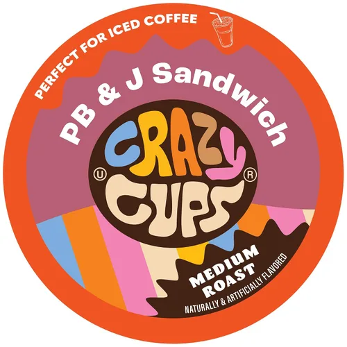 Vista 15 de Cápsulas de café con sabor a taza loca, cápsulas de café con arándanos, café con zapatero de arándanos en tazas reciclables de una sola porción