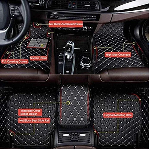 Vista 4 de Alfombrillas personalizadas para el 99.99 % de los sedán, SUV, deportivos, protección de automóvil deportivo, almohadillas de cobertura completa