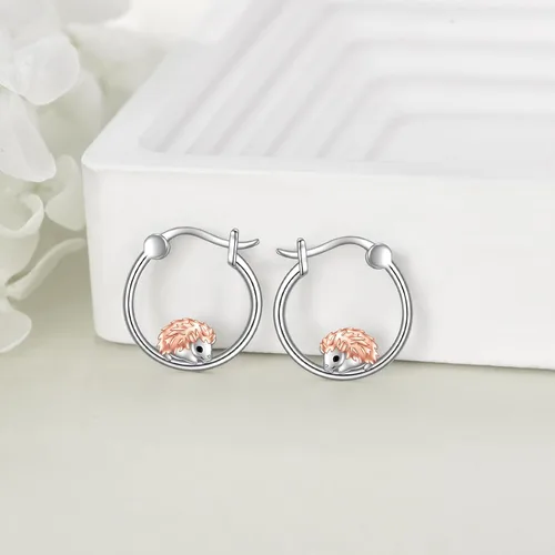 Vista 71 de VONALA Bonitos aretes de aro de plata de ley 925, regalos de cumpleaños para mujer