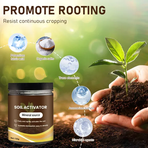 Vista 5 de 2 Piezas de Activadores de Suelo, Activadores de Suelo Orgánicos y Fertilizantes para Plantas, Activador Pro de Suelo, Fórmula Soluble en Agua